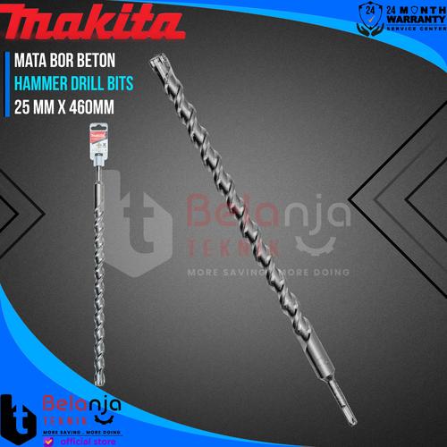 [EZM.3500730] Makita Mata Bor Beton 25 MM X 460MM SDS Plus Mata Hammer Drill Bits