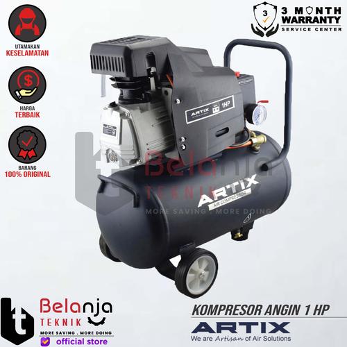 [EZM.3500898] ARTIX Direct DA 1024 Kompresor Angin 750 Watt 1 HP 24 L Mesin Pompa