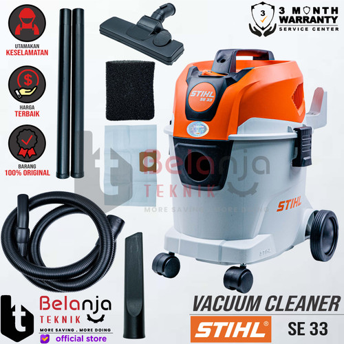 [EZM.3500996] Stihl Mesin Vacuum Cleaner SE 33 Sedot Debu Basah Kering 1400 Watt