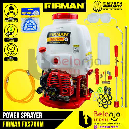 [EZM.3501047] Firman Power Sprayer FKS 769 M Alat Semprot Hama Bensin Desinfektan FKS769M 15L FKS769 M