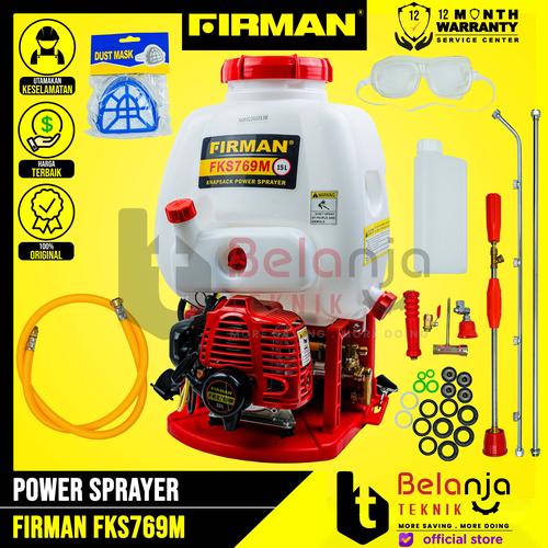 [EZM.3501047] Firman Power Sprayer FKS 769 M Alat Semprot Hama Bensin Desinfektan FKS769M 15L FKS769 M