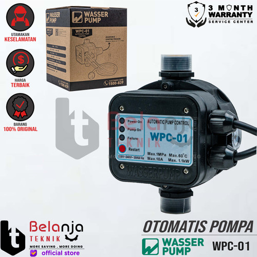 [EZM.3501050] Wasser Pump Otomatis Pompa WPC-01 Automatic Pump Control WPC01 kontrol