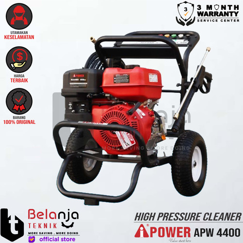 [EZM.3501074] AiPower High Pressure Jet Cleaner APW 4400 Pro Mesin Cuci APW4400