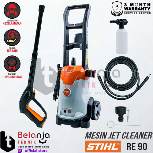 [EZM.3501154] Stihl Jet Cleaner RE 90 120 Bar Mesin Cuci Kendaraan RE90 1700 WATT