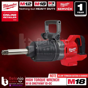 [EZM.3501265] Milwaukee High Torque Wrench M18 ONEFHIWF1D-0C Pembuka Baut 1 Inch 18V