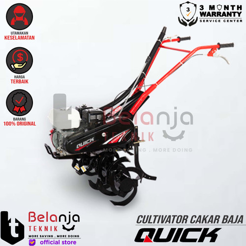 [EZM.3501377] QUICK CAKAR BAJA SET HONDA GX 200 6.5 HP CULTIVATOR