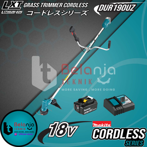 [EZM.3501530] Makita Mesin Potong Rumput Senar DUR190UZX1 Grass Trimmer + Baterai 18V