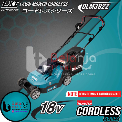 [EZM.3501556] Makita Mesin Potong Rumput Dorong 18V DLM382Z Lawn Mower Cordless 36V