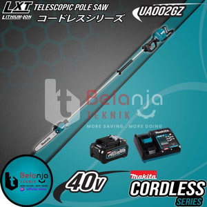[EZM.3501583] Makita Mesin Potong Dahan UA002GZ01 Telescopic Pole Saw + Baterai 40V