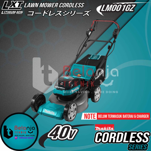 [EZM.3501585] Makita Mesin Potong Rumput Dorong LM001GZ Lawn Mower Cordless 40V 18"