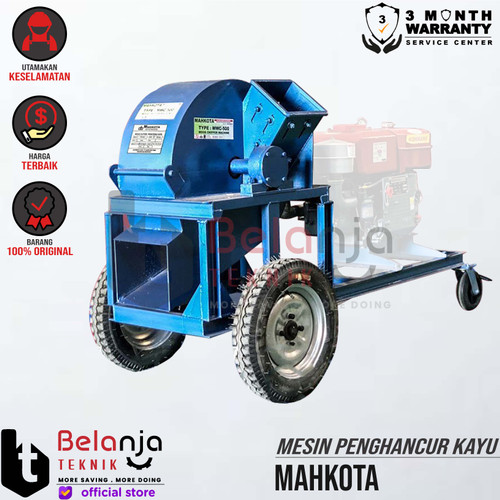 [EZM.3501593] Mahkota Mesin Penghancur Kayu MWC-500 Wood crusher Machine Unit Only