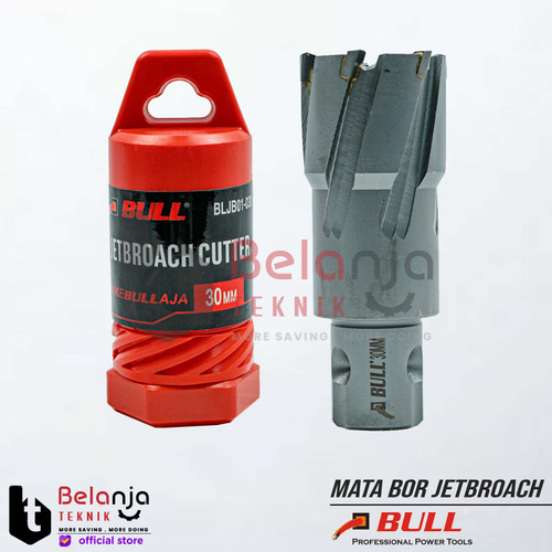 [EZM.3501657] Bull Mata Bor Jetbroach Jetbrot 30 mm Jet Broach Potong Besi Plat 30mm