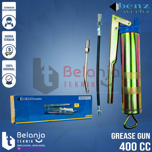 [EZM.3501677] Benz Grease Gun 400 CC Pompa Gemuk 400cc Pompa Gemuk High Pressure