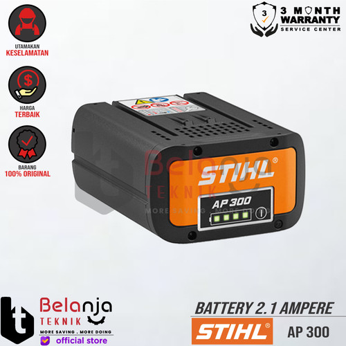 [EZM.3501724] Stihl Battery 2.1 Ampere AP 300 Baterai 2.AH Cordless AP300