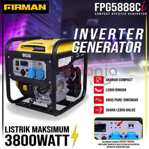 [EZM.3501745] Firman Genset FPG 5888 CI Generator Set Inverter 3500 Watt FPG5888CI