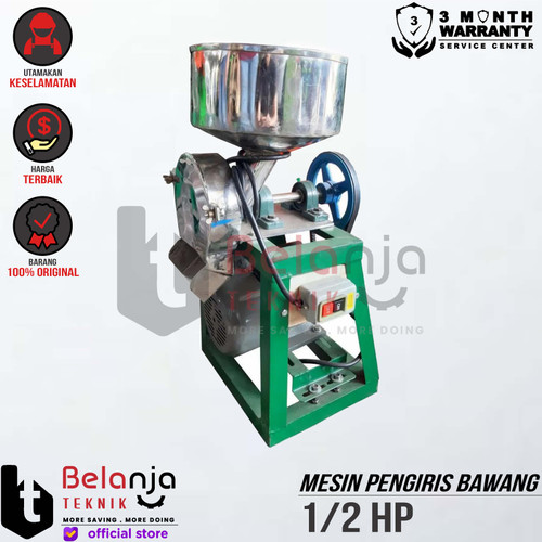 [EZM.3501767] Mesin Pengiris Perajang Pemotong Bawang Iris Bawang 1/2 HP Unit Only