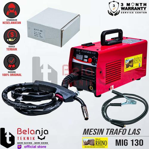 [EZM.3501803] Travo Las Co2 Black Rhino Mig 130 Tanpa Gas Migi130 Mig13