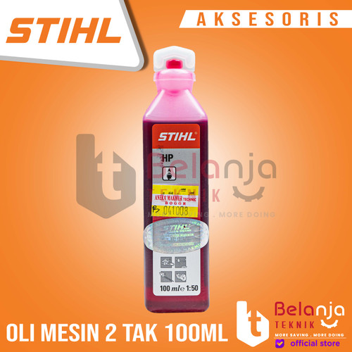 [EZM.3501852] Stihl Oli Samping 2 Tak 100cc Oli Mesin Potong Kayu Potong Rumput