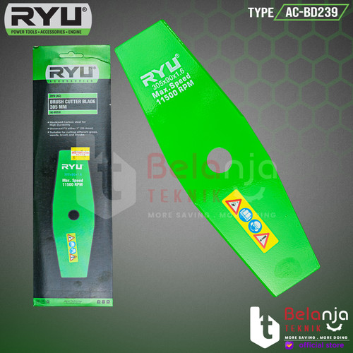 [EZM.3501878] Ryu Mata Pisau Potong Rumput Gendong 30.5 CM Brush Cutter Blade 30.5CM
