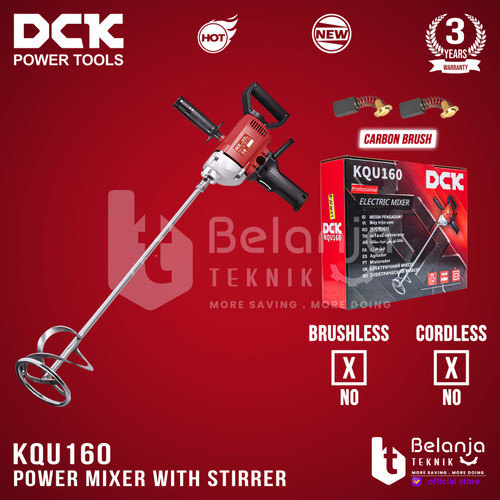 [EZM.3501900] DCK Power Mixer With Stirrer KQU160 Mesin Pengaduk Semen 12MM 800 Watt