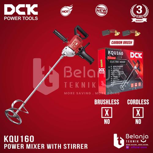 [EZM.3501900] DCK Power Mixer With Stirrer KQU160 Mesin Pengaduk Semen 12MM 800 Watt