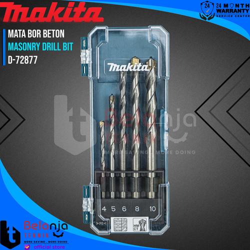 [EZM.3501976] Makita Mata Bor Beton Tembok Set 5 Pcs Masonry Drill Bit HM-CT D-72877