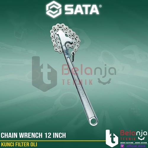 [EZM.3501999] Sata Kunci Oli Filter Model Rantai 12 Inch Wrench for Oil Filter 97451