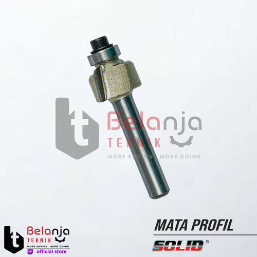 [EZM.3502044] Solid Router Bit Mata Profil Mata Router Cove Bit 305-011 1/4 X 1/8R