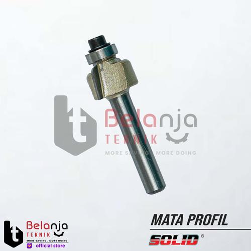 [EZM.3502044] Solid Router Bit Mata Profil Mata Router Cove Bit 305-011 1/4 X 1/8R