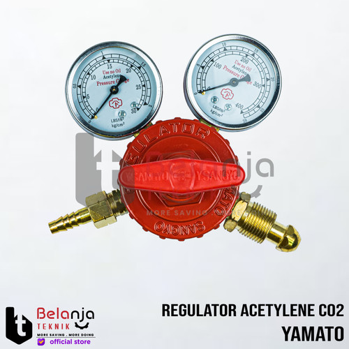 [EZM.3502077] Yamato Regulator Welding Acetylene CO2 YR 70 Regulator Asetilin YR70