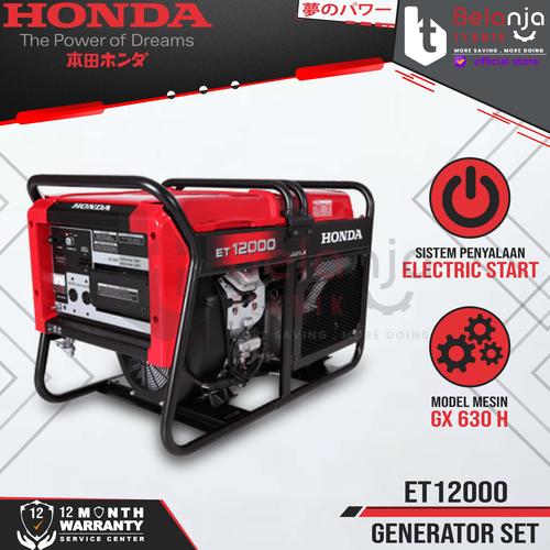 [EZM.3502122] Honda Generator Set ET 12000 Mesin Genset Bensin ET12000 9000 Watt