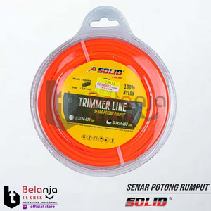[EZM.3502152] Solid Tali Senar Potong Rumput 2.4 MM X 50 Meter Nylon Trimmer Line