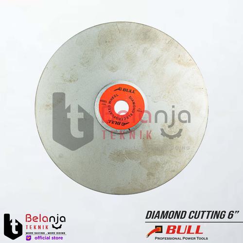 [EZM.3502210] Bull Diamond Cutting 6 Inch Grit 1500 Mata Potong Asah Batu Permata