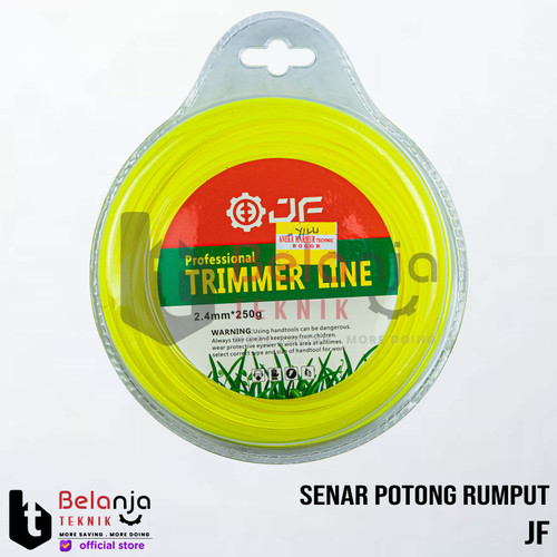 [EZM.3502310] JF Tali Senar Potong Rumput 2.4 MM X 50 Meter Nylon Trimmer Line 50M