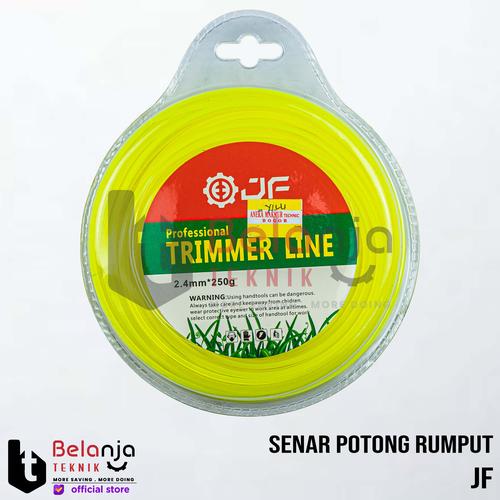 [EZM.3502310] JF Tali Senar Potong Rumput 2.4 MM X 50 Meter Nylon Trimmer Line 50M