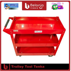 [EZM.3502334] TENKA Perkakas Troli Bengkel Rak Trolley Trolly TC-301 Lemari Rak Besi
