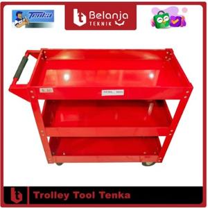 [EZM.3502334] TENKA Perkakas Troli Bengkel Rak Trolley Trolly TC-301 Lemari Rak Besi
