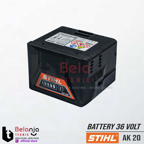 [EZM.3502357] Stihl Battery 36 Volt 4 Ampere AK 20 Baterai 36V 4AH Cordless AK20