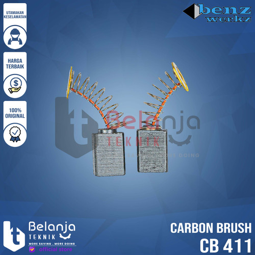 [EZM.3502366] Benz Carbon Brush CB 411 Bostel Arang Sepul Mesin Sserut CB-411 CB411