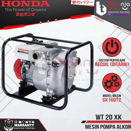 [EZM.3502376] Honda Pompa Lumpur WT 20 XK Pompa Air Irigasi Bensin WT 20XK 2 Inch