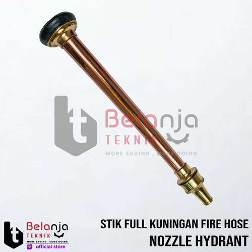 [EZM.3502383] Nozzle Hydrant Pemadam Api 1.5 Inch Stik Full Kuningan Fire Hose 1.5"