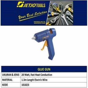 [EZM.3502452] JETJO TOOLS Lem Tembak Bakar 15 Watt Glue Gun Stick Cair Lem Bakar 15W
