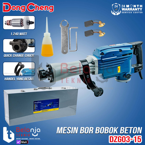 [EZM.3502601] Mesin Bor Bobok Beton Dongcheng DZG 03-15 Demolition Hammer DZG03-15 1240 Watt