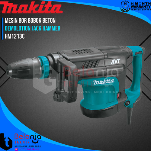 [EZM.3502734] Makita Demolotion Jack Hammer HM 1213 C Mesin Bor Bobok Beton HM1213C