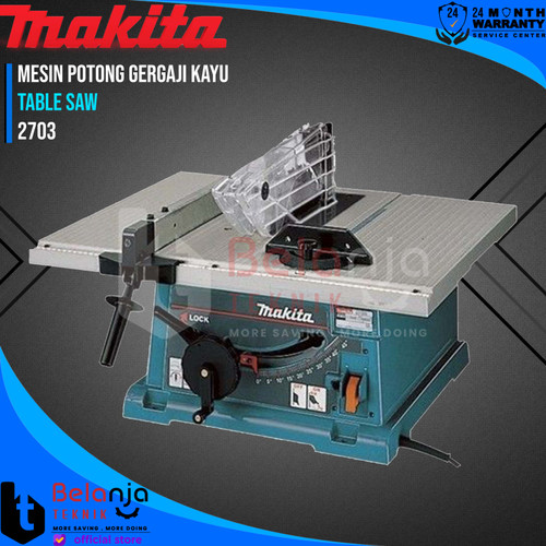[EZM.3502741] Makita Table Saw 2703 Mesin Gergaji Potong Kayu Meja 210 MM1650 Watt