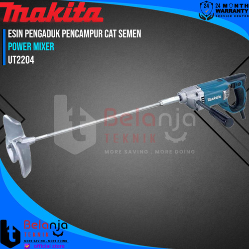 [EZM.3502743] Makita Power Mixer UT 2204 Mesin Pengaduk Pencampur Cat Semen UT2204