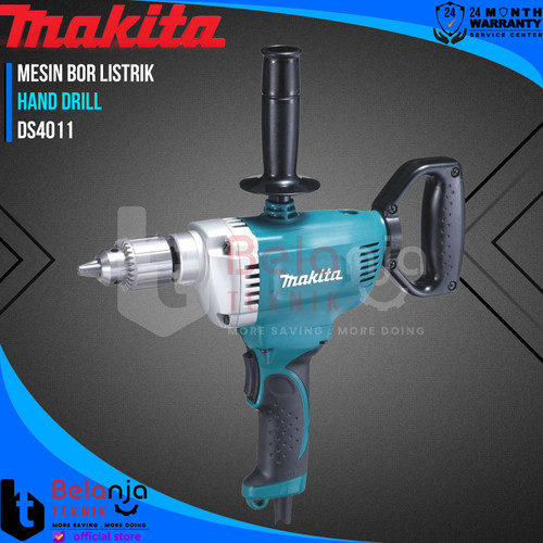 [EZM.3502798] Makita Mesin Bor Listrik 13 MM DS 4011 Hand Drill DS4011 750 Watt 13MM