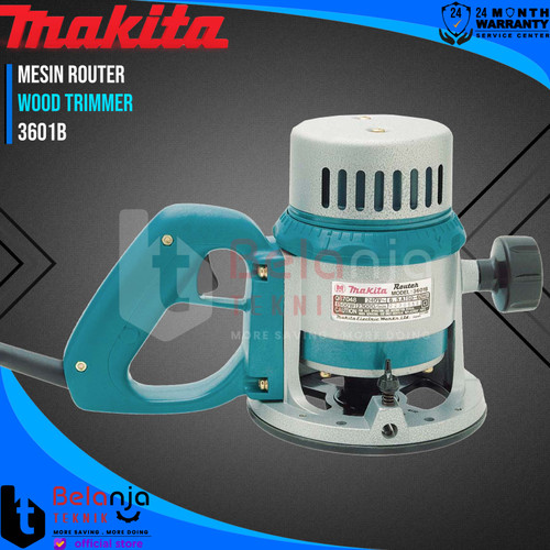 [EZM.3502804] Makita Mesin Router 3601 B Profil Kayu Besar Wood Trimmer 12 MM 3601B