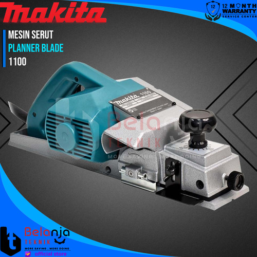 [EZM.3502812] Makita Mesin Serut Ketam Kayu Sugu 1100 Planner Blade Pasah 7500 Watt