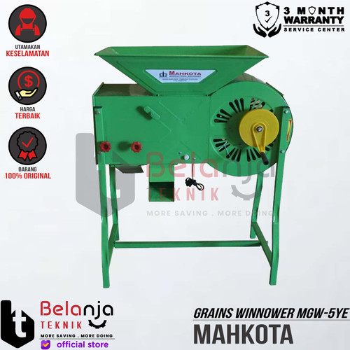 [EZM.3502850] Mahkota Grains Winnower MGW-5YE 200 Watt Mesin Pembersih Padi